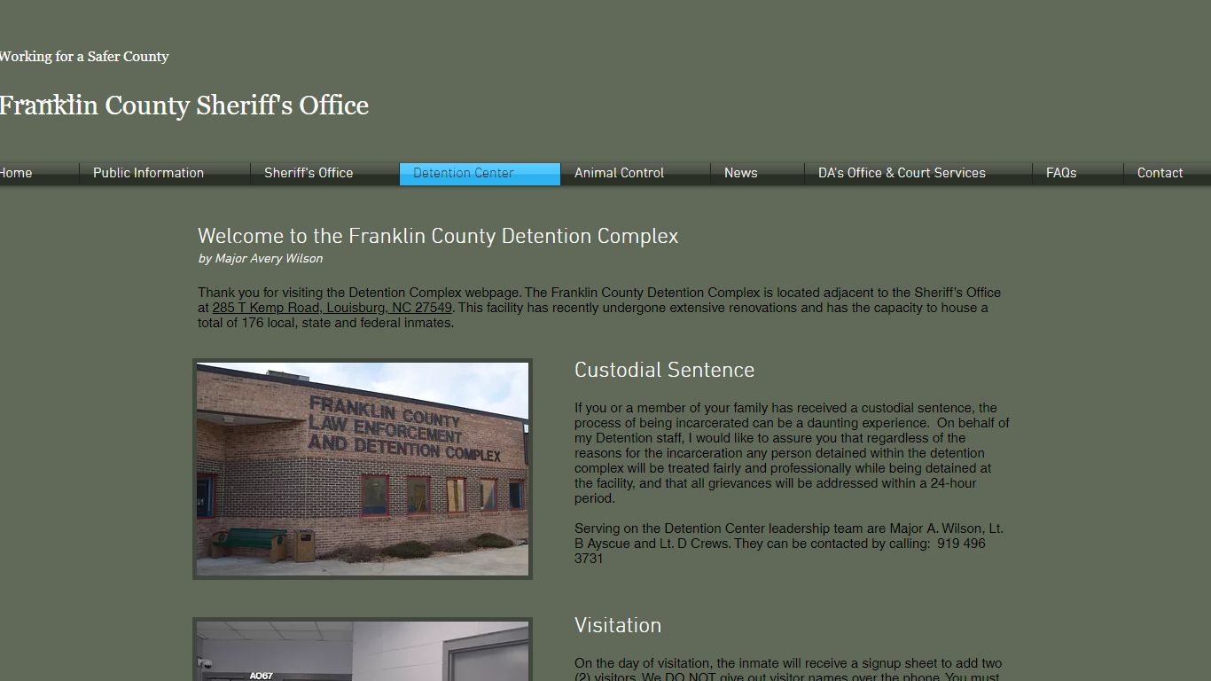 Detention Center - fcso